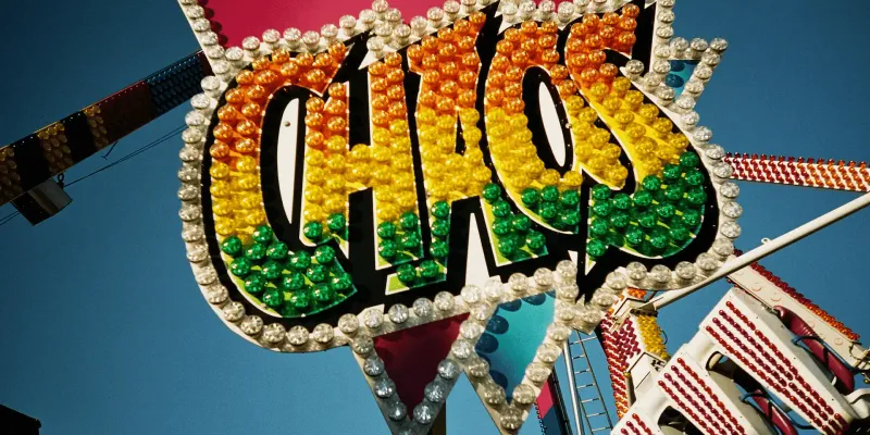 A picture showing a mess of childrens toys.